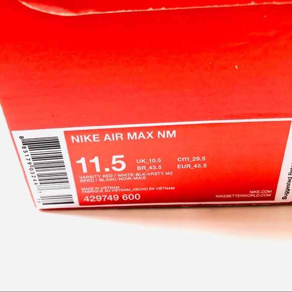 Nike Air Max NM Hideo Nomo Limited Edition Sneaker - Picture 8 of 8